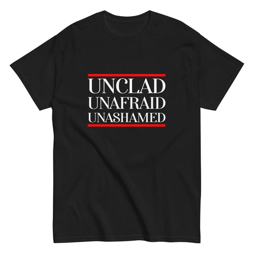 Unclad Unafraid Unashamed