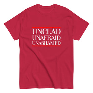 Unclad Unafraid Unashamed