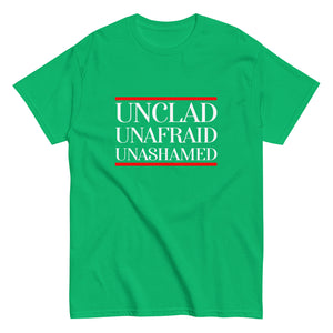 Unclad Unafraid Unashamed