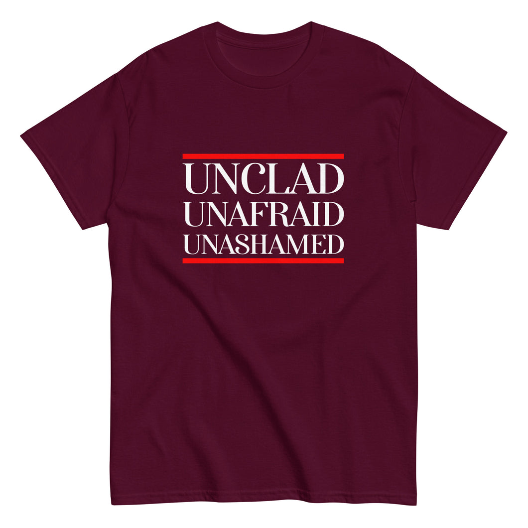 Unclad Unafraid Unashamed