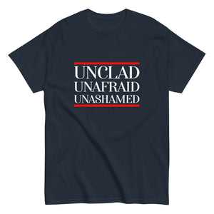 Unclad Unafraid Unashamed