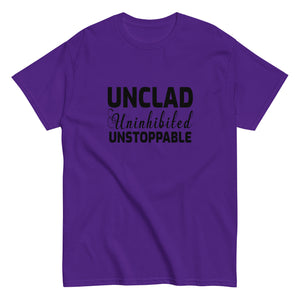 Unclad Uninhinited Unstoppable
