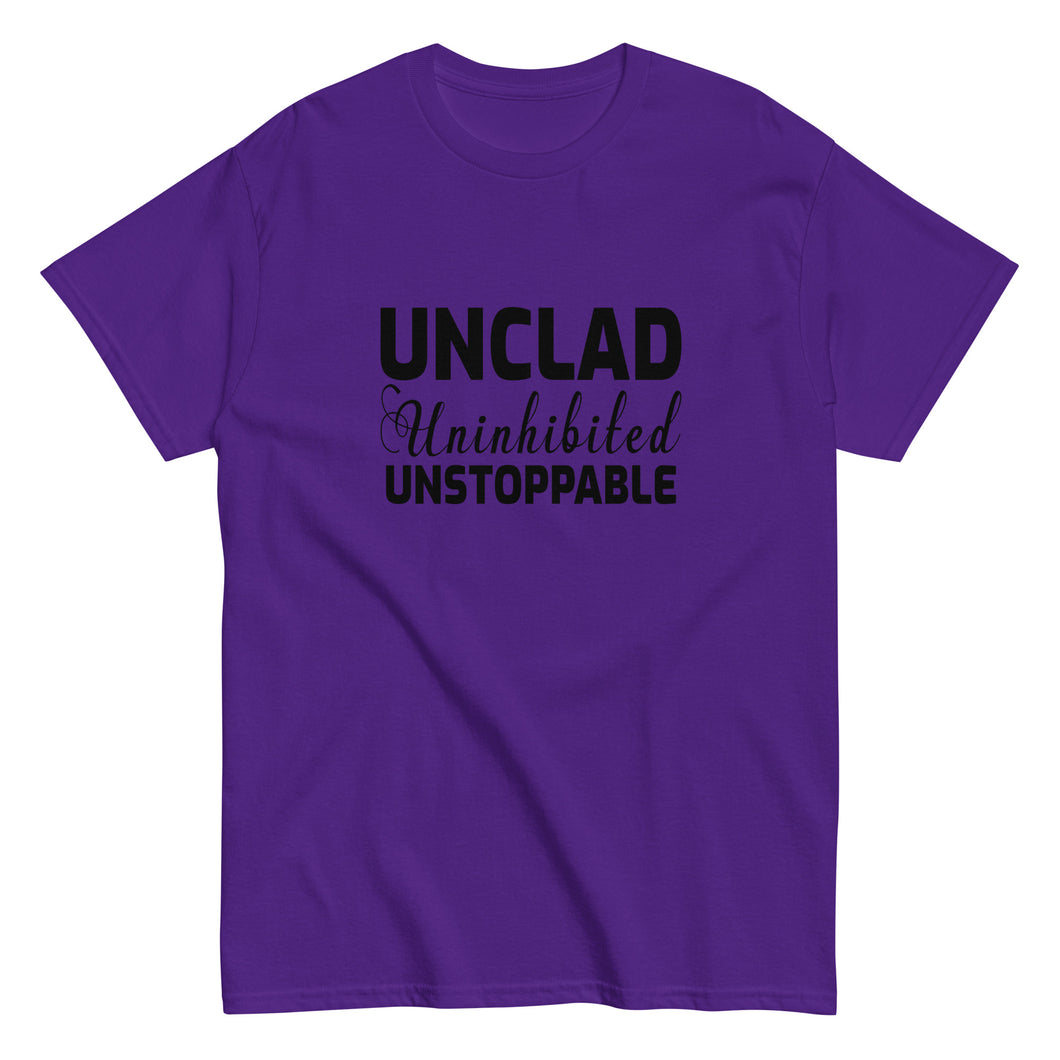 Unclad Uninhinited Unstoppable