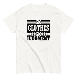 No Clothes No Judgement Graphic