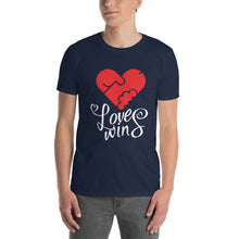 Load image into Gallery viewer, Love Wins Short-Sleeve Unisex T-Shirt