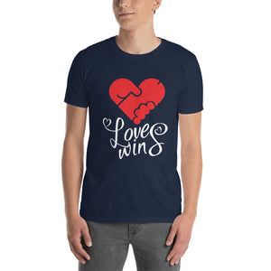 Love Wins Short-Sleeve Unisex T-Shirt