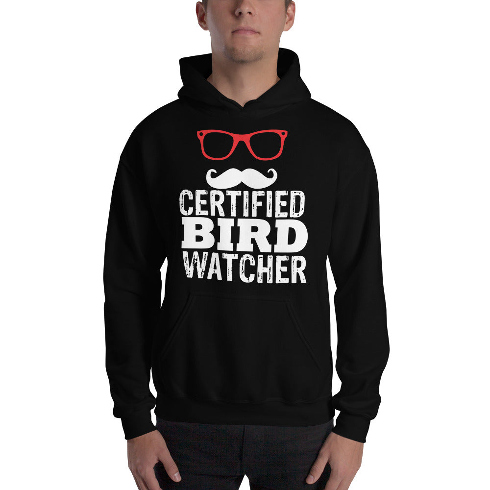 Certified Bird Watcher Hooded Sweatshirt