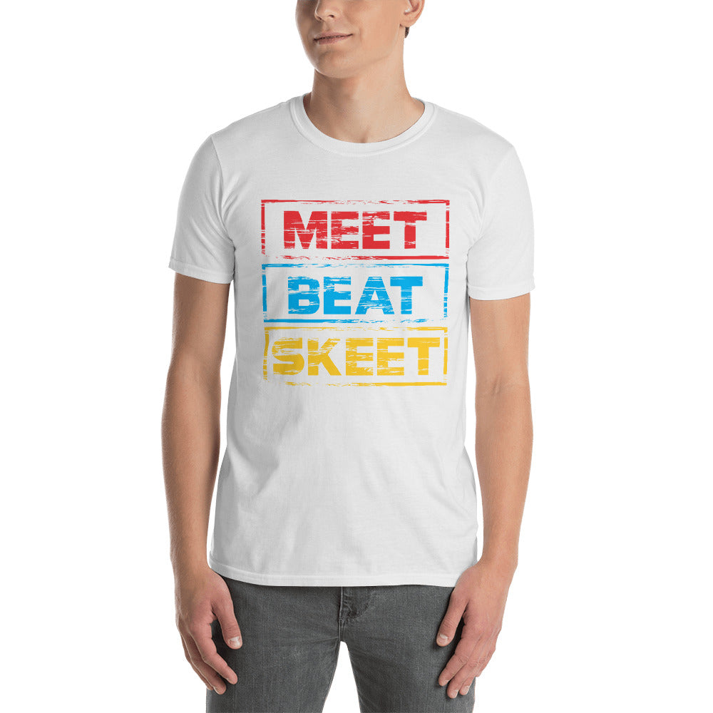 Meet Beat Skeet Short-Sleeve Unisex T-Shirt