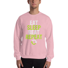 Load image into Gallery viewer, Eat Sleep Beat Repeat Sweatshirt