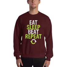 Load image into Gallery viewer, Eat Sleep Beat Repeat Sweatshirt