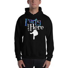 Load image into Gallery viewer, Party Over Here Hooded Sweatshirt