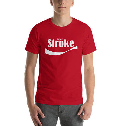 Enjoy Stroke Short-Sleeve Unisex T-Shirt