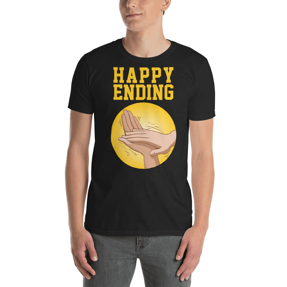 Happy Ending Short-Sleeve Unisex T-Shirt