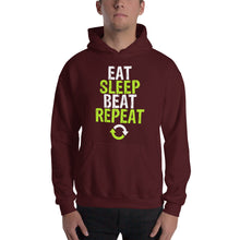 Load image into Gallery viewer, Eat Sleep Beat Hooded Sweatshirt