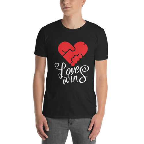 Love Wins Short-Sleeve Unisex T-Shirt