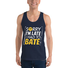 Load image into Gallery viewer, Sorry I&#39;m Late Classic tank top (unisex)