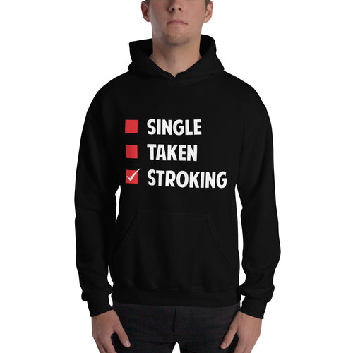 Single Taken Stroking Hooded Sweatshirt