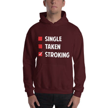 Load image into Gallery viewer, Single Taken Stroking Hooded Sweatshirt