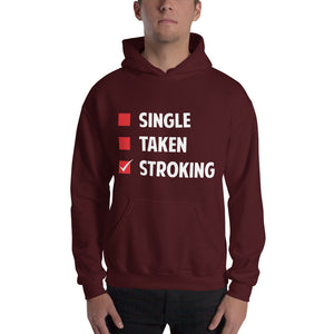 Single Taken Stroking Hooded Sweatshirt
