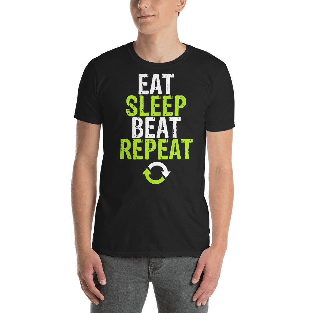 Eat Beat Repeat Short-Sleeve Unisex T-Shirt