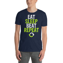 Load image into Gallery viewer, Eat Beat Repeat Short-Sleeve Unisex T-Shirt