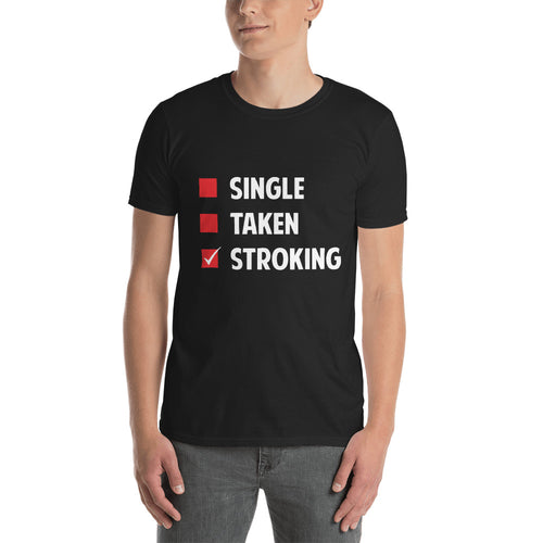 Single Taken Stroking Short-Sleeve Unisex T-Shirt