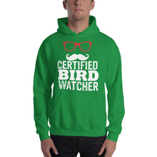 Load image into Gallery viewer, Certified Bird Watcher Hooded Sweatshirt