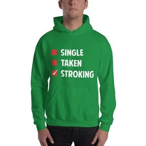Single Taken Stroking Hooded Sweatshirt